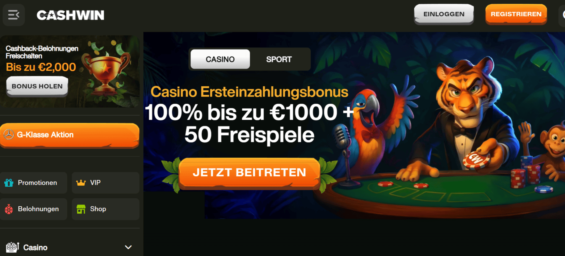Cashwin casino
